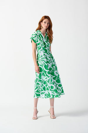 
                  
                    Charger l&amp;#39;image dans la galerie, JOSEPH RIBKOFF - ROBE - 242030 - VERT/VANILLE
                  
                